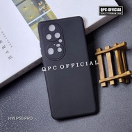 Huawei P50 Pro Macaron Square Black Soft Case Black Slim Matte Huawei P50 Pro