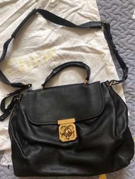 🈹Chloe Black Leather Elsie Bag