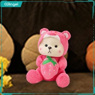 CCAngel หมอนของขวัญกอดกันหมีสตรอเบอร์รี่ตุ๊กตาหมีของเล่นตุ๊กตาหมีตุ๊กตาหมีน่ารักสำหรับเด็กและผู้ใหญ่