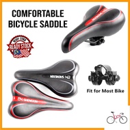 Bicycle Seat comfortable lightweight outdoor MTB Fixie Road Bike Saddle [Ready Stock] seat basikal