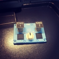 Airbus Airbus A320 Engine Starter Handle Refrigerator Sticker ins Style Home Furnishing boeing737 ZX