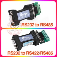 RS232 to RS485 converter, COM DB9 RS232 to RS422 RS485 brand Dtech for PC computers, CNC industrial 