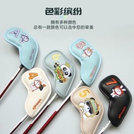 Golf iron cover Cartoon Embroidered Rabbit Panda Golf iron head cover Golf Club Set Golf Iron Set