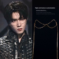Aidou Face Chain Boys Girls Face Chain Niche Design Simple Face Decoration Mysterious Flow Face Curt