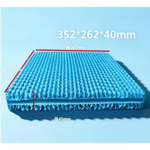 For Midea Air Cooler Kraft Paper Cooling Pad AC120-17ARW 262 x 352 x 40 mm Blue Accessory