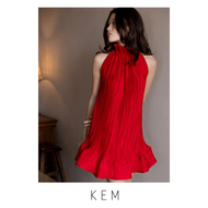 Kemissara Baja Mini Dress - Red