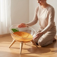 Modern Design Space Capsule Cat Bed Sturdy and Long-Lasting Clear Space Capsule Stable Structure for