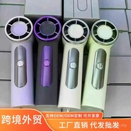 X98 Mini Violent High-Speed Handheld Fan usb Charging Digital Display Outdoor Portable Turbo Pocket 