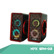 NYK SP N02 RGB gaming Speaker NYK Nemesis SP-N02 RGB Computer Speaker