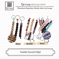 KAYU Alcataly: TASBIH TAWAF IHRAM Hajj UMRAH/ TASBIH 7 CRYSTAL Seeds/TASBIH 7 Wood Seeds/TAWAF COUNTER