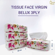 TISSUE FACE VIRGIN BELUX 3 PLY / 390 SHEETS / 130 PULLS / 1 PCS