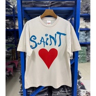 High-Quality Ready Stock ST1164 Cement White New Style DEEP S/ST-SHIRT Retro Printed Short-Sleeved T