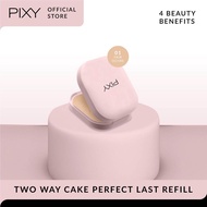 PIXY Bedak Padat Refill UV Whitening Perfect Last 4 Beauty Benefits - Kemasan Kecil Berwarna Pink de