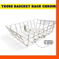 Chrome Special Premium Commuter Bike Basket Federal Touring Fixie Front Rack Basket Bascket Rack