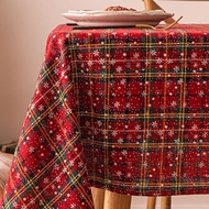 Napearl Tablecloth ผ้าฝ้ายลินิน Retro บุคลิกภาพการออกแบบยอดนิยม All-Match Cafe ห้องนั่งเล่นห้องรับปร