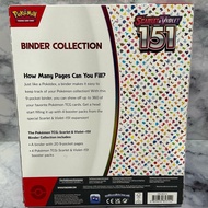 Pokemon TCG English Cards Pokemon 151 Binder Collection Special Box