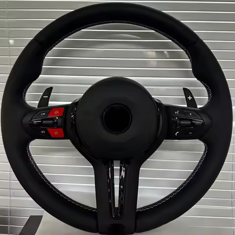 M Sport Leather Steering Wheel M Stitch For BMW F10 F11 F12 F13 F16 F30 F20 F23 F26 F31 F32 F33 F36 