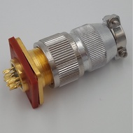 Airtight Aviation Plug Vacuum glass sintered aviation plug circular connector LQ1508