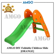 AMGO Foldable Kid Slide, Kids Playing Baby Playground, Gelongsor Kanak-Kanak