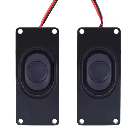 1 Pair 70x30mm 8ohm 5W Rectangle TV Speaker Loudspeaker Unit for LCD Notebook Tablet PC Sound Amplif