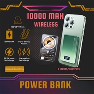 Remax 10000mAh Magnetic Power Bank RPP-531 Aurora, Wireless Powerbank Fast Charging, Mini Portable Powerbank iphone