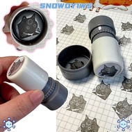 SNOWOY1WS Funny Kitten Seal, Cartoon Portable DIY Hand Account Decoration Seal,  Creative Expression