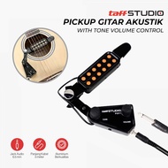 TaffSTUDIO Acoustic Guitar Pickup With Tone Volume Control - P-011