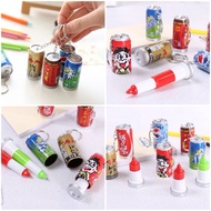 GANTUNGAN 2 in 1 Can Drink Keychain Pen Can Soda Cola Pepti Sprite Keychain
