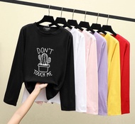 (PREMIUM READY STOCK MUSLIMAH DONT TOUCH ) BAJU MUSLIMAH PEREMPUAN LENGAN PANJANG (LADY MUSLIMAH T-SHIRT LONG SLEEVES)