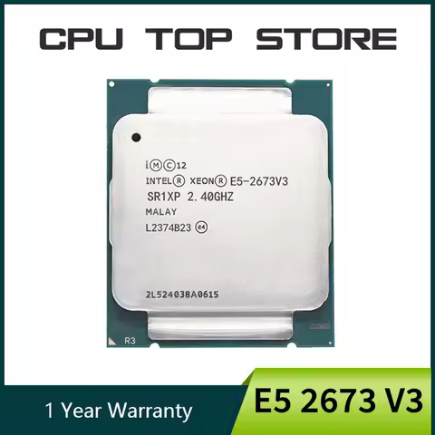 Intel Xeon E5 2673 V3 2673V3 processor 2.4GHz 12-Cores 30M LGA 2011-3 CPU