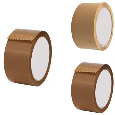 Brown Kraft Paper Tape Recyclable Packing Tape Ecofriendly Self Adhesive Gumed Kraft Tape for Packin