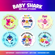 🇸🇬 SG | Custom Birthday Stickers | Baby Shark | Pinkfong | Goodie Bag Stickers
