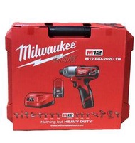 【電筒魔】全新 公司貨 Milwaukee 米沃奇 M12 BID-202C 12V 鋰電衝擊起子機 BID-202