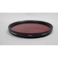 Kernel Lens Filter - 58mm Full Red Color Gel Filter 58 mm