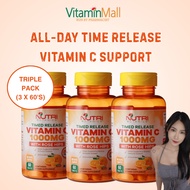 [LIMITED TIME DEALS !!😍] 3 x Nutri Botanics Vitamin C 1000mg Time Release Tablet - Vitamin C Supplem