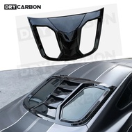 Rear Window Louver Air Vent Black Sun Shade Visor Cover for Ford Mustang GT500 2015-2020 Car Window 