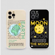 Our Home Planet & The Moon LENS PROTECTOR PRINTING case mi 11 lite redmi 12c 14c pocophone c75 m5 10