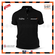 Premium Polo McLaren Racing FxPro F1 Partnership Performance RaceTracks Casual T-Shirt Lelaki Design