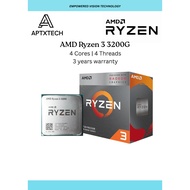 [ AMD RYZEN 3 3200G ] 4.0GHZ 6MB Cache Processor With VEGA Graphic AM4 Mobo Combo