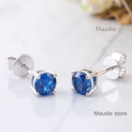 0.5-2ct Lab Grown Sapphire Earrings Can Pass Diamond High Quality S925 Gemstone Earring
