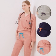 PULSE Medical Scrubs Long Sleeve Stretch Body Fit - Gazelle Series | Women's Guard Clothes
