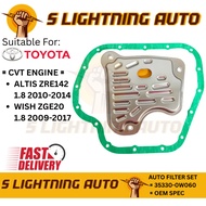 (35330-0W060)GEARBOX AUTO TRANSMISSION FILTER SET TOYOTA ALTIS ZRE142 1.8 10-13,WISH ZGE20 1.8 09-17
