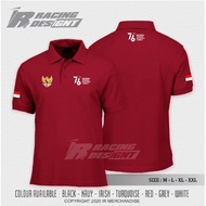 Poloshirt T-Shirt/ POLO 76 Years of Indonesia, Tough Indonesia, Growing August 17, 2021