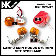 C70 RETENG C70 RITING TURN SIGNAL LIGHT HONDA C70 C50 C90 MINI JAPAN REAR STOP LIGHT SET