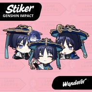 Sticker Genshin Impact Wander | Wanderer Genshin Stickers | Wanderer Sticker GI