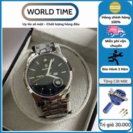 Đồng hồ chính hãng đồng hồ nam Sunrise dây thép DM784SWA Full boxkính Sapphire chống xước chống nước