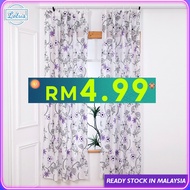 Langsir Tingkap Murah / Langsir Sliding Door / Curtain Window Curtains & Blinds / Hook / Eyelet Semi