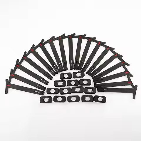 SCJYRXS 20 Pcs Car Engine Front Cover Handle Hood Lock Release Rod For VW Golf MK4 MK5 1J5823593C 1J