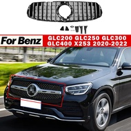 For Mercedes Benz GLC-Class GLC200 GLC250 GLC300 GLC400 X253 2020-2022 Front Bumper Grille Facelift 