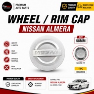 Wheel Rim Center Cap 58mm For Nissan Almera Hub Cap Rim Cover Replacement Ready Stock MY